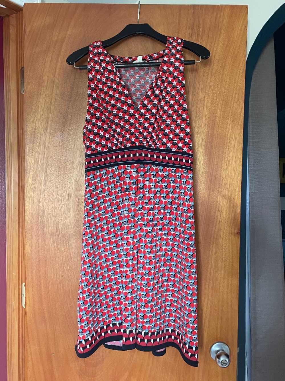 Max Studio Geometric Print Above-the-Knee Dress